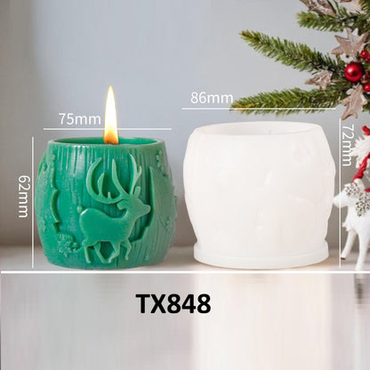 Christmas Silicone Scented Candle Mold