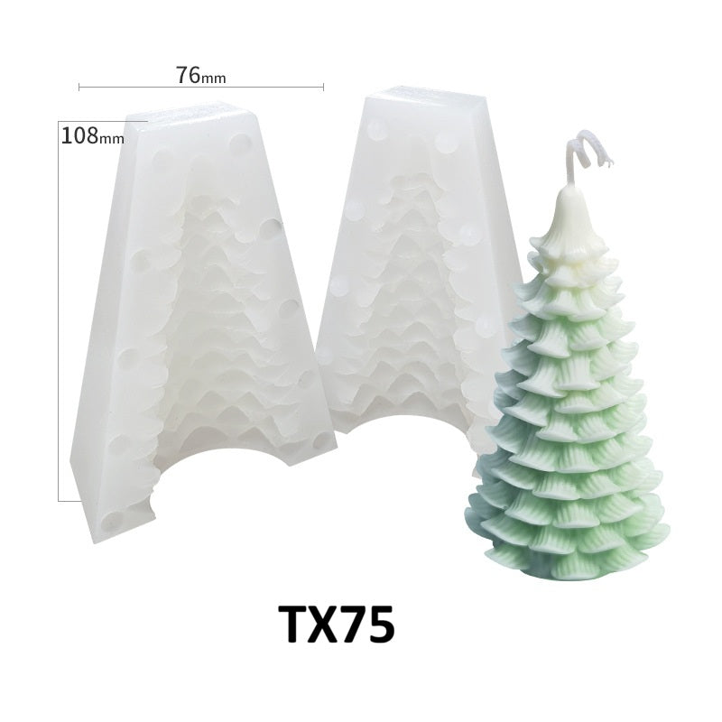 Christmas Tree Silicone Scented Candle Mold