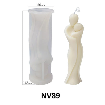 Human Figure Scented Candle Silicone Mold